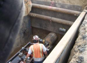 jack and bore pit with shields
